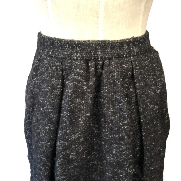 Isabel Marant Charcoal Marled Wool Mini Skirt - Picture 3 of 9